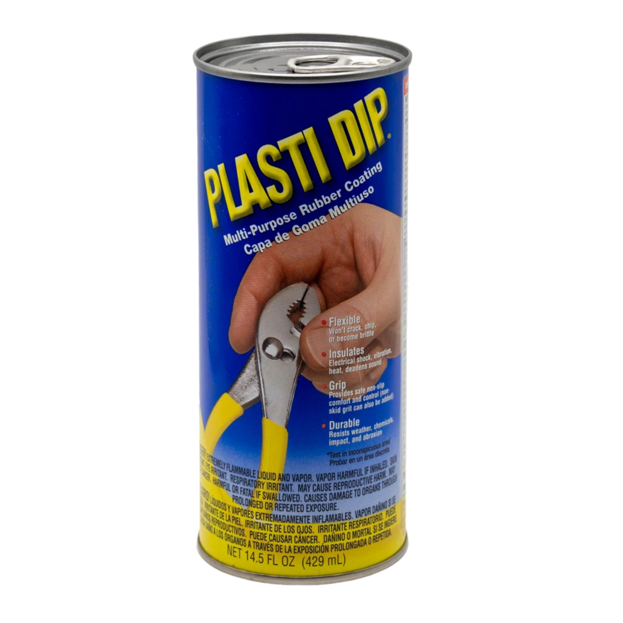 Plasti Dip Multi-Purpose Rubber Coating — 14.5 Oz., Black, Peelable, Flexible, Insulating, 6 Pk, Model# 11603-6